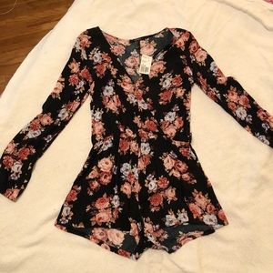 NWT! F21 Floral Romper